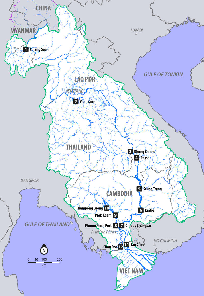 Hydrological Station Map